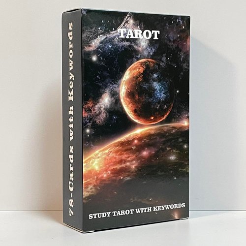 SUCADA Tarot Cards，78 Tarot Deck Set，Tarot Cards for Beginners,Tarot Cards with Meanings On Them