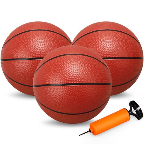 LNCOJOLM 9.8”Basketball Ball for Kids Teens, Soft Ball for Basketball Hoop, Size 7 PVC Waterproof Basketballs for Swimming Pool, Basketball Sports Toy for Indoor Outdoor Water Games Pool Summer Party