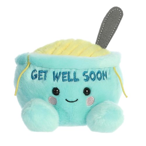 Aurora® Adorable Palm Pals™ Welly Chicken Soup™ Stuffed Animal - Pocket-Sized Play - Collectable Fun - Blue 5 Inches