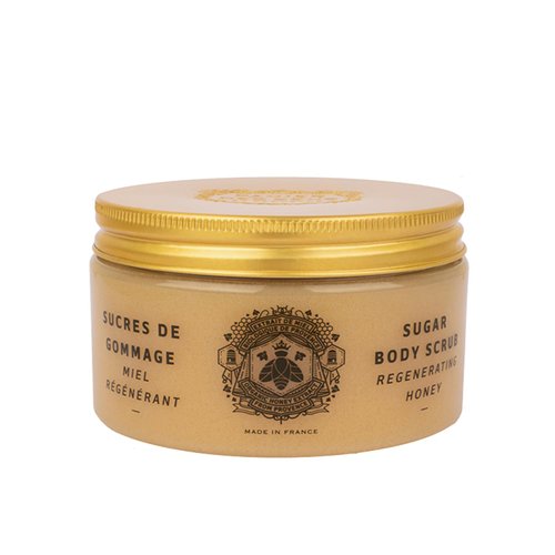 Panier des Sens Honey Sugar Body Scrub with Shea Butter - Exfoliating Body scrub for Men & Women - Made in France & 99% natural - 300g