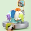 Kvimazus11 Montessori Toy for Toddler,Activity Cube for 1-3 Years Old,Fun Elephant Design Engaging Baby Activity Cube,Ideal Gift for 1,2,3Years Old,Supports Allround Skills Development