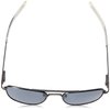 CampCo Humvee Pilot Sunglasses - Polarized Aviator Sunglasses Bayonette, 57mm, Black Frame, Gray Polarized Lens