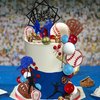 Baseball Cake Decorations Sports Theme Party Decoration Supplies Baseball Themed Happy Birthday Cake Topper Party Decorations
