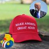 4E's Novelty 12 Donald Trump Rubber Ducks Bulk, 12 Pack, Small 2.3 Inch, Funny Trump Rubber Duckies for Jeep Ducking, Trump 2024 Gifts, Bath Tub Toys, Christmas White Elephant Gift for Adults