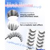 BEYELIAN False Eyelashes Natural Look 20 Pairs Strip Lashes, Wispy Lash Pack Soft 3D Volume Faux Mink Lashes That Look Like Extensions C-MIX-2