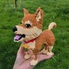 ENHANA Building Block Animal Bricks Dog Shiba Inu Micro Mini Block Dogs Building Animal Set DIY 3D Block Toy Building Blocks for Kids Or Adult and Teens1850 Pieces
