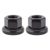 Origin8 Cr-Mo Hub Axle Nuts, M10 x 1.0, Black