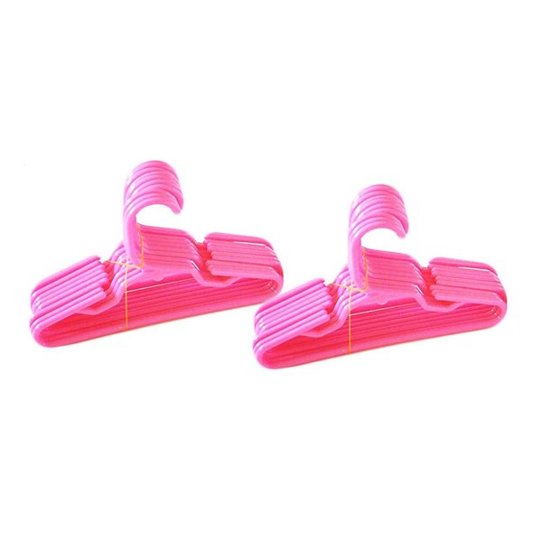 MyBrittany's 24 Pink Hangers Compatible with 18 Inch Girl Doll Clothes- 18 Inch Doll Clothes Hangers