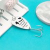 4th Anniversary Fishing Lure Gifts for Him 4 Years Down and I'm Still Hooked On You 4 Year Anniversary Present for Boyfriend Husband Fiance Christmas Birthday Valentines Gift for Men