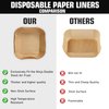 Air Fryer Liners for Ninja DoubleStack SL401 10QT: Disposable Paper Liners for Ninja SL401, Ninja Double Stack Air Fryer Liners 50pcs, Suitable for Ninja SL401 by FryEasy