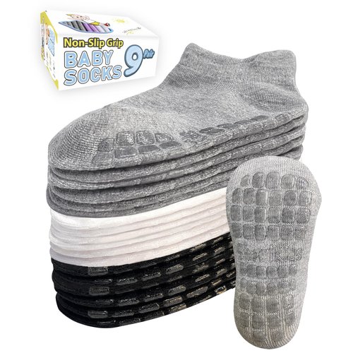 Simply Kids Baby Socks with Grips 12-18 Months Grippy Toddlers 12-24 2t Grippers 1-3 Years
