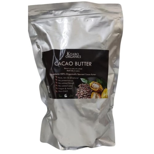 Kyabo 1lb Cocoa Butter Natural & Unrefined, Utilized for Stretch Marks, Lip Balms, Body Butter, Non-Deodorized- 100% Pure, Fresh 1lb from Ghana lb