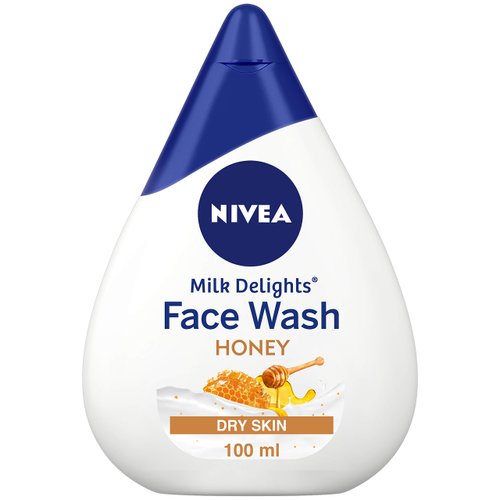 NIVEA Face Wash, Milk Delights Moisturizing Honey(Dry Skin), 100ml