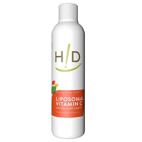 The Hallelujah Diet Liposomal Vitamin C Liquid Supplement - Advanced Immune Support, Superior Absorption Lipid-Encapsulated Formula, 1-5 Ounce Bottle,�