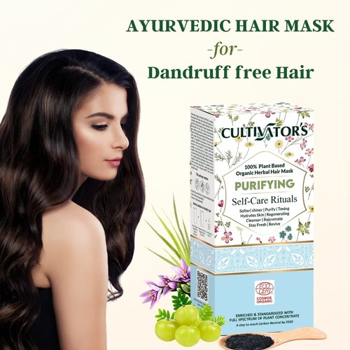 Cultivator's Anti-Dandruff Hair Mask | Deep Conditioning Treatment for Dry, Flaky, and Itchy Scalp | Hydrating Organic Leave-in Repair Mask
