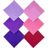 Surprisist PinkPurple Cocktail Napkins 6 colors 5 * 5inch disposable Beverage Napkin paper for Cocktail, Wedding, Dinner，Brithday Party Dessert Wine Paper Napkins（ 120 Count）
