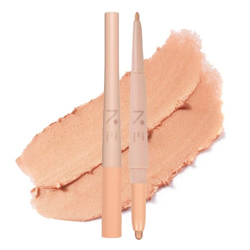 Under Eye Master 10 colors (05 cream peach) | Smooth Long Lasting Dual Tip Highlighter for Your Under Eye | Korean Aegyo Sal Eye Shadow