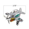 ArtCreativity Diecast Skyshark Planes with Pullback Mechanism, Set of 3, Diecast Metal Jet Plane Toys for Boys, Pull Back Airplane Party Favors, Goodie Bag Fillers for Kids