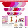 Valentines Day Crafts for Kids, 361PCS Valentines Heart DIY Crafts Felt for Class Game Activities, 108 Felt Hearts, 36 Wooden Beads, 60 Pom Poms, 50 Googly Eyes, Valentines Party Favor Crafts