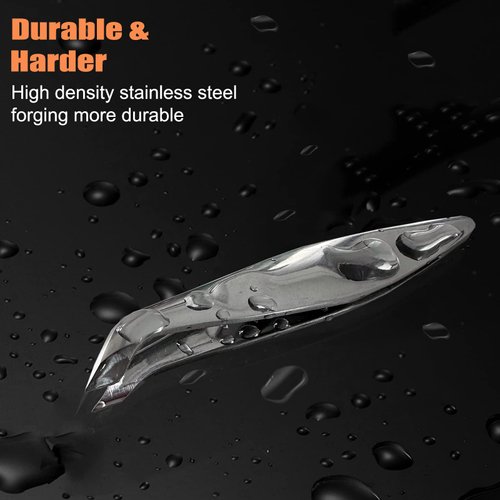 THRAU Mini Cuticle Trimmer for Manicure and Pedicure, Stainless Steel Cuticle Nipper, Precise Pointed Tip Cuticle Clipper for Trim Nail and Dry Skin