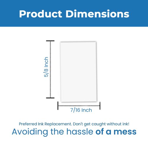 White Pricing Labels for Monarch 1130 Price Gun - Blank Marking Labels - with Ink Roll Included (1 Sleeve)