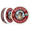 Badger - Mustache Wax, Medium Hold, Natural Mustache Wax, Certified Organic, Styling Facial Hair Wax, Moustache Wax, 0.75 oz