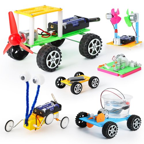 STEM Kits for Kids Ages 5-7 8-12, 6 Set Science Kit, DIY Craft STEM Robotics Kids Toy for Boys Age 8-10, STEM Toys for Boys Girls Birthday