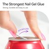 Gelike EC Gel Nail Glue UV - 6 in 1 Gel Glue for Nail Tips,Base Coat Free,Strong Adhesive for Press on Nails Acrylic Tips