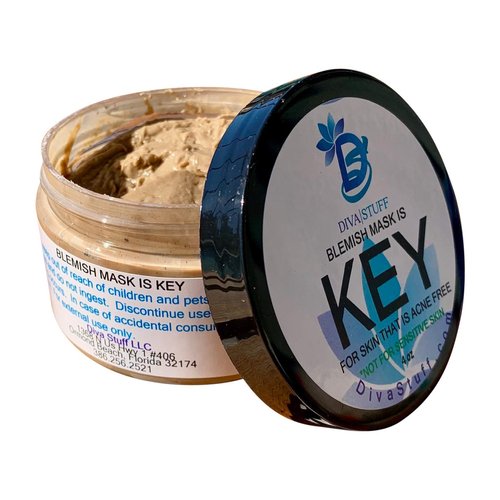 Blemish Mask Is Key for Skin That Is Acne Free, Diva Stuff Acne Fighting Face Mask, Not for Sensitive Skin! 4oz