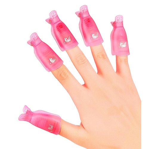 10pcs Acrylic Nail Art Soak off Cap Clip, Soak Off Gel Polish Remover, Nail Clips for Polish Removal, Nail Polish Remover Clips, Nail Soak off Clips, Gel Polish Remover Clips