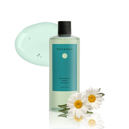 HALE&DALE Clarifying Shampoo [for Oily and Sensitive Hair &Scalp] 14.8 oz, Vegan Shampoo with Plant-based ingredients, Deep Cleansing, Removes Dead Cell Skins (No Sulfate, Silicone, Paraben)
