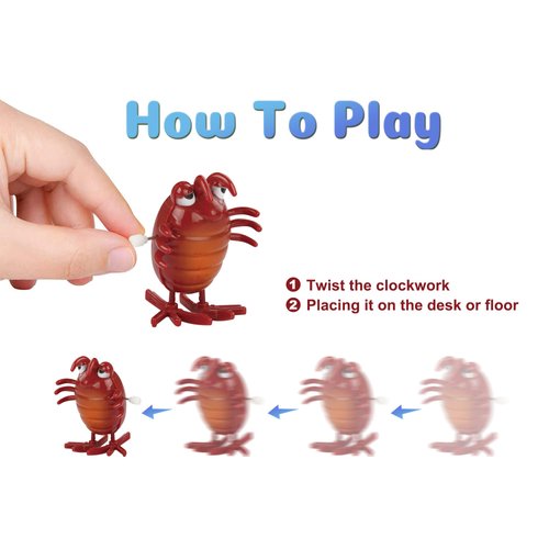 aruemp 28 Pieces Assorted Wind-up Toys for Kids, Wind Up Animals Bulk Flipping Walking Jumping Swimming Clockwork Toys for Kids Clossroom Party Favors, Birthday Gifts