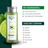 NaturVital Unisex Natural, Plant-based Lime & Witch Hazel Degrease Hair Shampoo for Greasy, Oily Hair Types, Keeps Hair Cleaner Longer, Cruelty-Free & Paraben-Free
