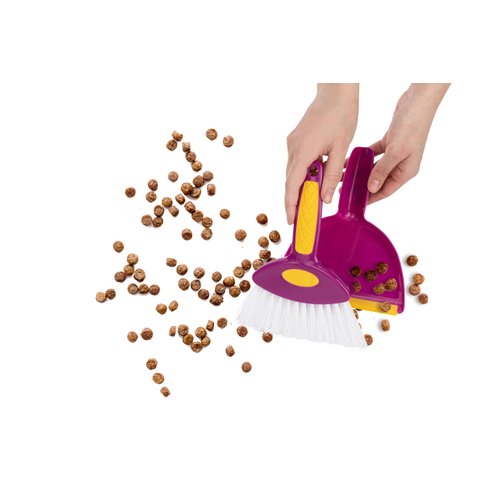 Cadet Home Solutions Broom Mini Hand Whisk and Snap-on Dustpan Set (1, Small)