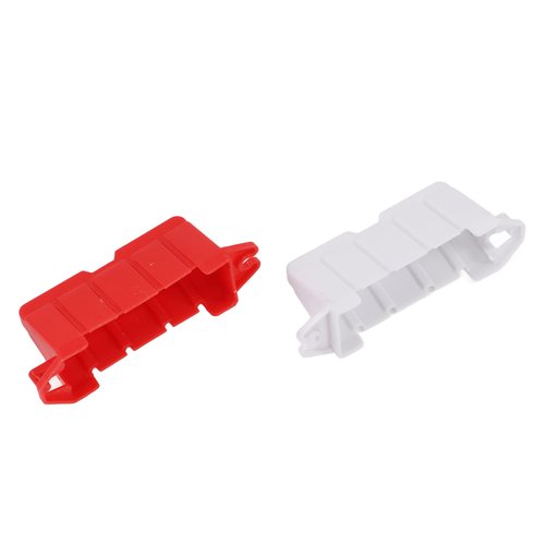 VBESTLIFE 120Pcs RC Drift Race Road Barrier Plastic DIY Racing Track Road Barrier for RC Car Track Installation