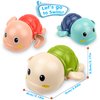 Bath Toys for Toddlers 1-3 Year Old Boys Gifts,Swimming Turtle Bath Toys, Floating Wind-up Bathtub Toys for Baby, Toddler Pool Water Toys for 1 2 3 4 Year Old Boys Girls Gifts
