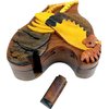 Rooster - Natural Wood Intarsia Puzzle Box - Handcrafted with Secret Compartment
