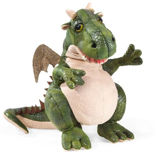 Folkmanis Friendly Dragon Hand Puppet