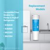 AQUA CREST 836848 Refrigerator Water Filter, Replacement for Fisher & Paykel 862285, 836860, 862284, PS2067635, EFF-6017A, E522, E402, E442, Pack of 3 (Package may vary)