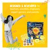 Thames & Kosmos Orbiting Solar System STEM Kit | Build a Rotating Solar System Model | Planets Revolve Using a Windup Motor | Explore Gear Ratios | Science Fairs | Difficulty Level: Intermediate Small