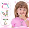 48 Pieces Girls Jewelry Set Adjustable Bracelets Necklaces and Rings Set Pretend Dress up Play Jewelry Birthday Party Favors Gifts for Little Girls Kids Toddler Child (Fresh Style)