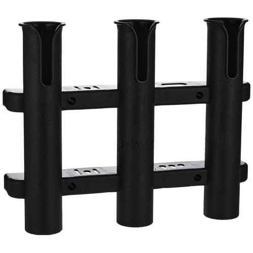 Sea Dog 325039-1 Three-Pole Side Mount Rod Holder - Black