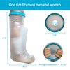 Tideshake - 100% Waterproof Leg Cast Cover for Showering, Reusable Adult Short Leg Cast Protector, Cast Covers for Shower Leg, Cast Bag for Shower, Cast Cover for Showering Foot