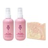 Bath & Body Works Moxy Dry Skin 2 Pack Face Cleansing Gel with a Himalayan Salts Springs Sample Soap - Full Size