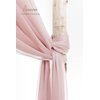 Floroom Wedding Arch Draping Fabric 2 Panels 20Ft Dusty Rose Chiffon Fabric Drapes Arbor Drapery Wedding Ceremony Reception Swag Decorations