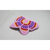 Beaded Hair Clips Native American Style Handmade Collection (Butterfly (Baby Pink))