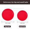 Pack of 5 Red 2-inch Mini Air Hockey Table Pucks (2-inch)