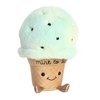 Aurora® Witty JUST Sayin'™ Mint to Be Ice Cream™ Stuffed Animal - Expressive Characters - Quirky Gift Ideas - Green 8 Inches