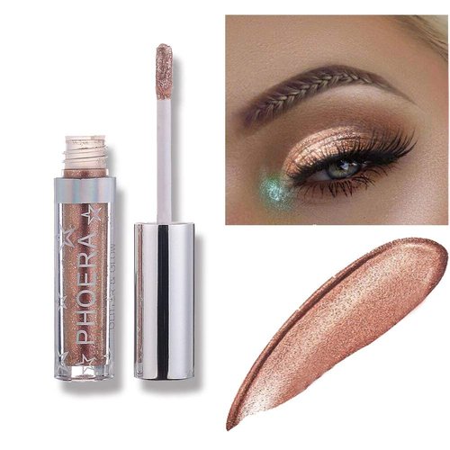 Corleone Glitter Eyeshadow Liquid, Shiny Liquid Eyeshadow Liquid Eyeliner Long Lasting Quick-Drying Opaque Gel-Based Formula Multi-Dimensional Eye Looks Eye Shadow Set, Gift for Girls and Women (A6)