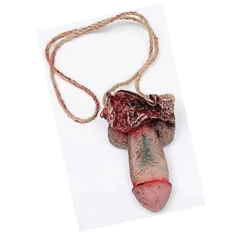 Junfamilee 1Pc Halloween Blood Props Fake Scary Broken Body Parts for Haunted House Halloween Vampire Zombie Party Decorations Supplies Gag Toys and Practical Jokes car Charm